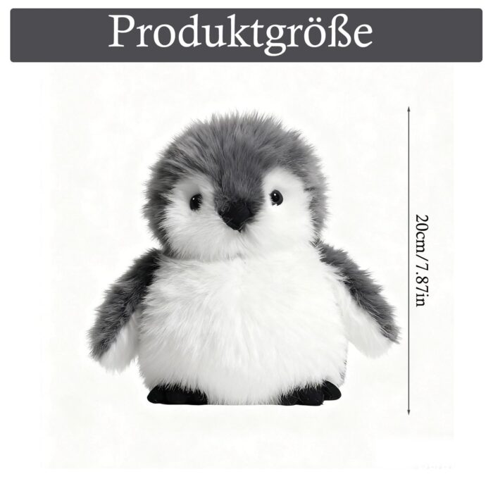 JcvPot Pinguin Kuscheltier, Weiches Stofftier Für Kinder Und Babys, Kuscheltier Pinguin Plüschtier lüschtier – Bild 7