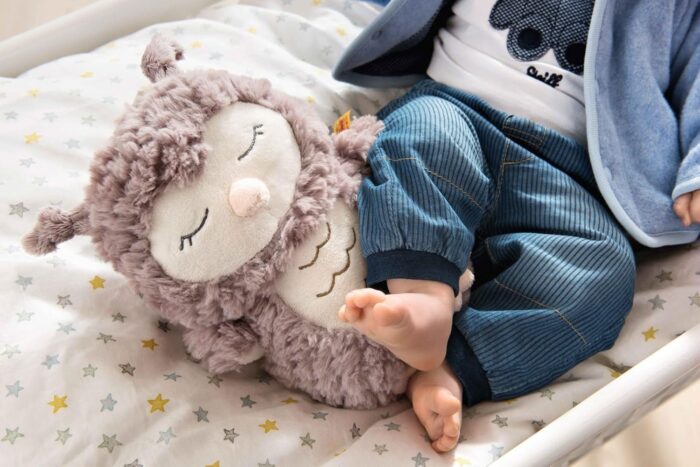 Steiff Kuscheltier Ollie Eule, Süßes Stofftier, Jungen, Mädchen & Babys ab 0 Monaten, Friends, PlüschtieBeige – Bild 2